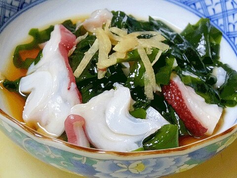 簡単箸休め☆　｢タコとワカメの和え物｣